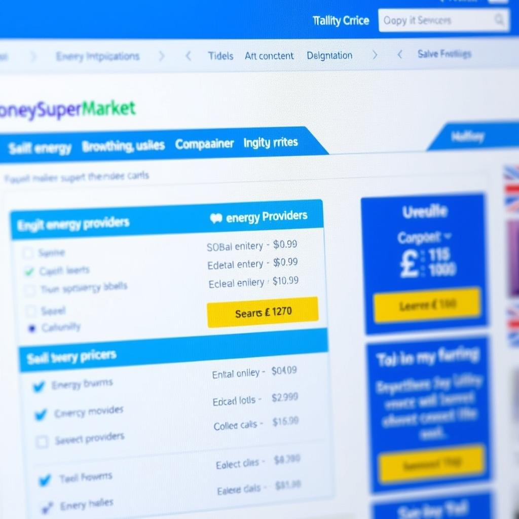 MoneySuperMarket comparison tool for utilities MoneySuperMarket comparison tool for utilities
